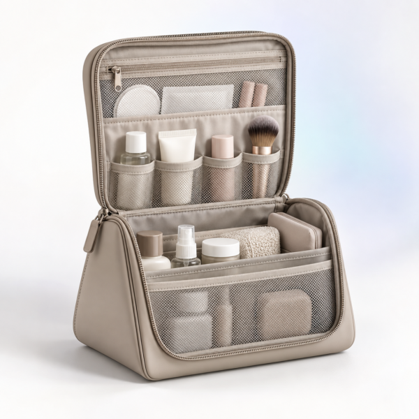 travel-toiletry-organizer-minimal Foldable Travel Toiletry Organizer
