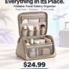 travel-toiletry-organizer-poster Foldable Travel Toiletry Organizer